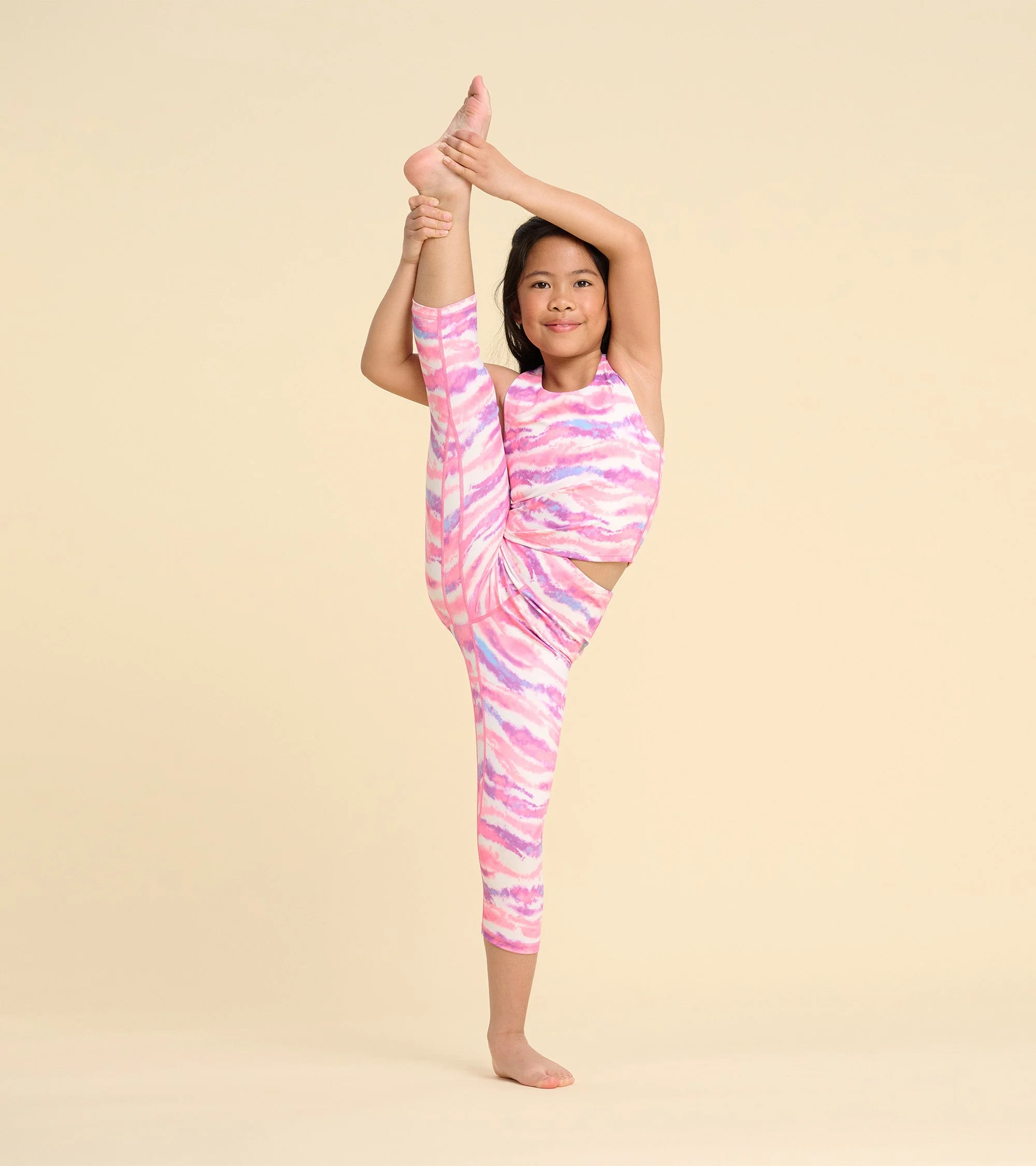 Girls Candy Ombre Active Capris - Image 4